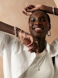 Ravena Link Bracelet | Aureus + Argent sold by Banana Republic