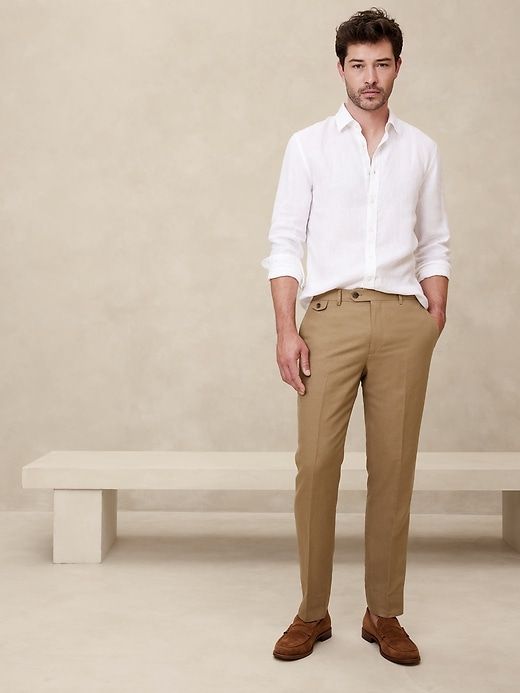 Ventana Italian Linen-Blend Suit Pant sold by Banana Republic product image thumbnail 3