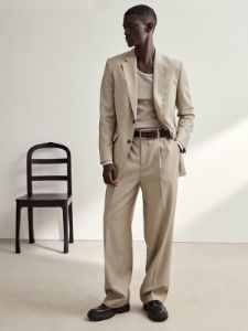 signature Wide Pants スラックス L Aunt Marie's スラックス パンツ 「S，M，Lサイズ展開」タック