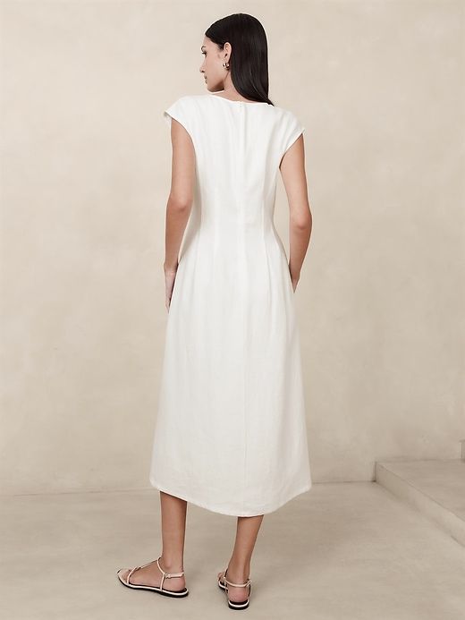 Lina Linen Midi Dress sold by Banana Republic product image thumbnail 2