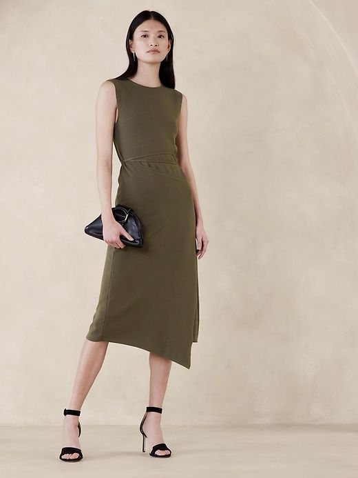 Cece Knit Wrap Dress sold by Banana Republic