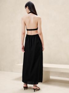 Lisa Linen Midi Dress sold by Banana Republic