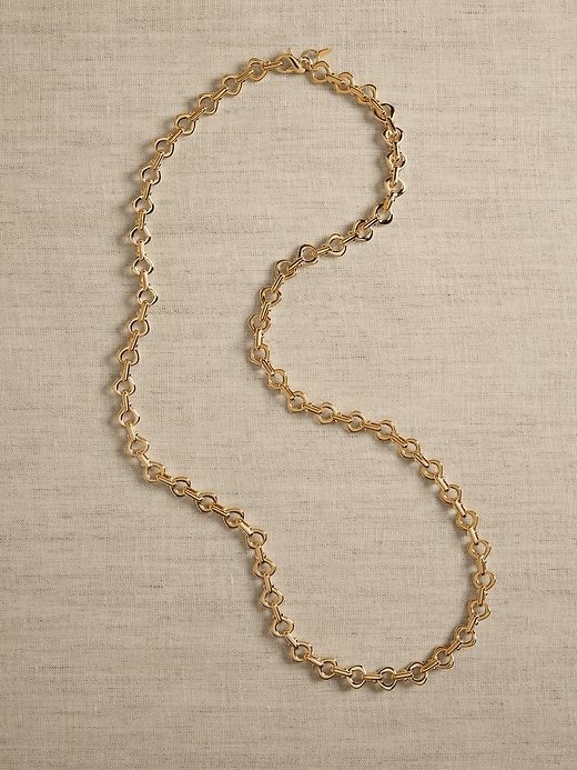 Ravena Teardrop Tiny Link Chain | Aureus + Argent sold by Banana Republic product image thumbnail 3