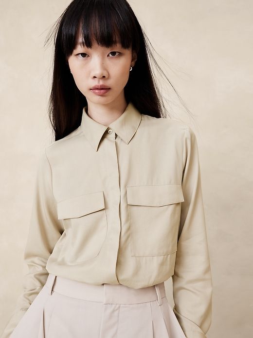 The Perfect Utility Shirt sold by Banana Republic