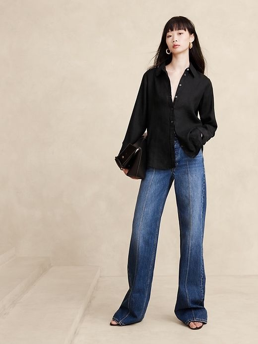 The Perfect Linen Shirt sold by Banana Republic