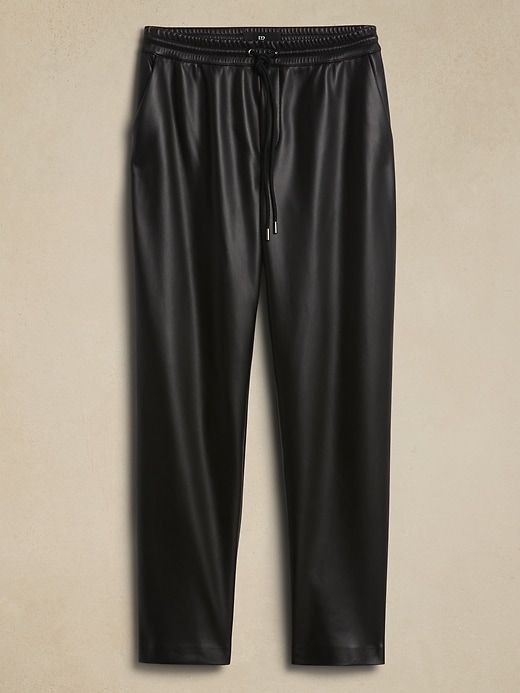 Slim Vegan Leather Jogger sold by GAP product image thumbnail 4
