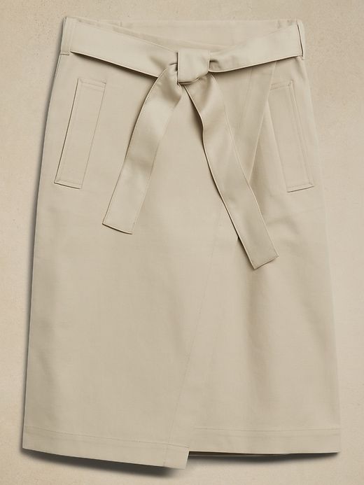 Sabbia Italian Twill Midi Skirt sold by Banana Republic product image thumbnail 4