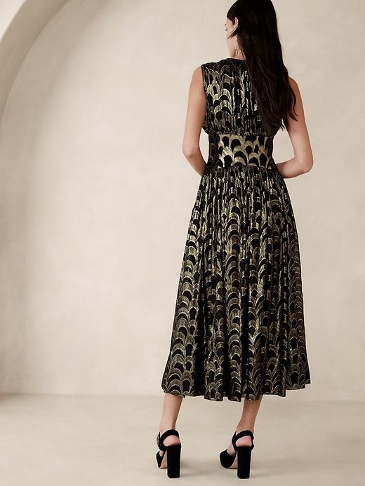 Mali Silk Jacquard Dress sold by Banana Republic product image thumbnail 2