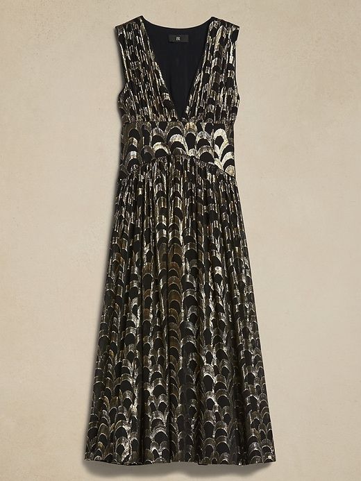 Mali Silk Jacquard Dress sold by Banana Republic product image thumbnail 4