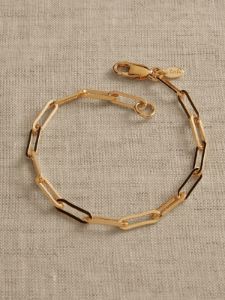 Ravena Paperclip Chain Bracelet | Aureus + Argent sold by Banana Republic