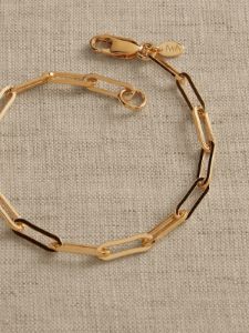 Ravena Paperclip Chain Bracelet | Aureus + Argent sold by Banana Republic