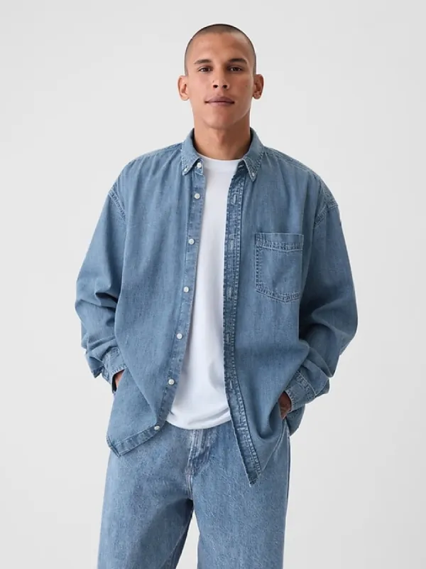 Denim Big Shirt sold by GAP