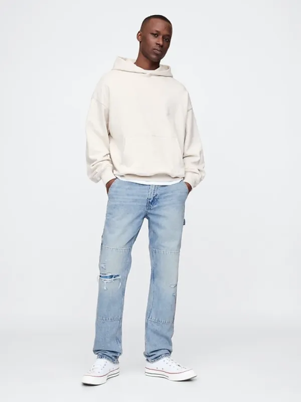 Railroad Striped Straight Carpenter Jeans sold by GAP