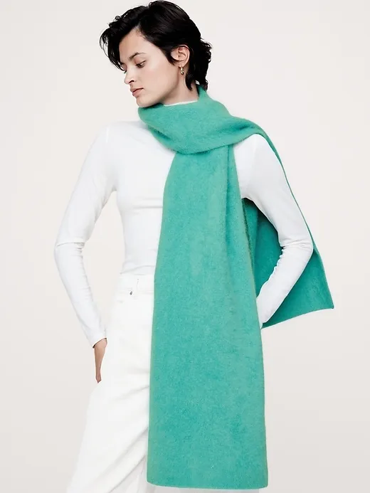 Brushed Wool-Cashmere Scarf sold by Banana Republic product image thumbnail 2