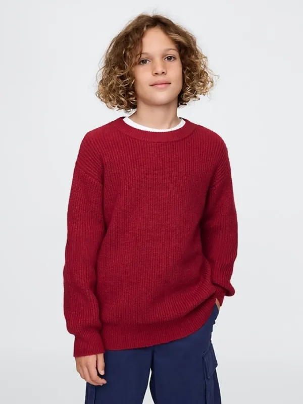CashSoft Rib Crewneck Sweater sold by GAP