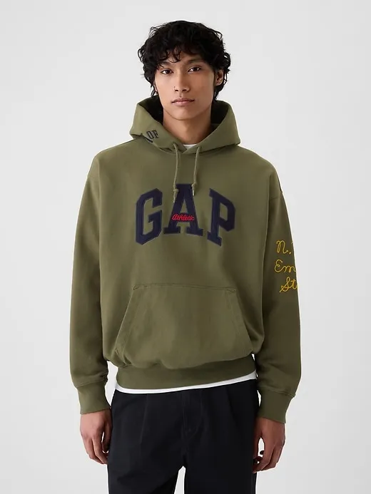 Heavyweight Arch Logo Hoodie sold by GAP