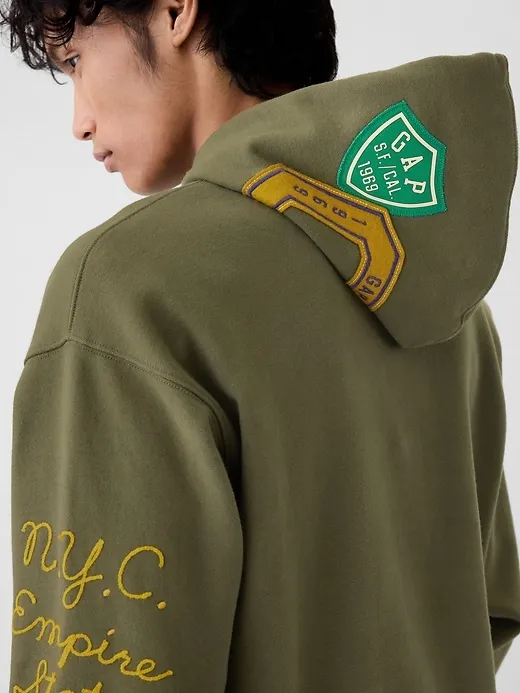 Heavyweight Arch Logo Hoodie sold by GAP product image thumbnail 4