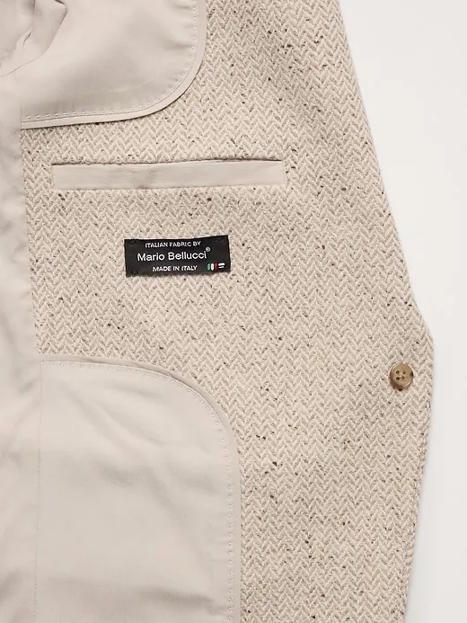 Slim Italian Herringbone Blazer sold by Banana Republic product image thumbnail 5