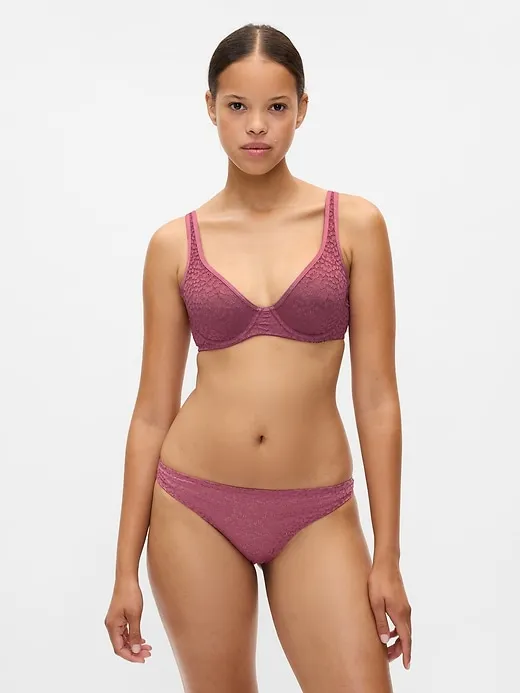 Lace Unlined Semi-Demi Bra sold by GAP product image thumbnail 3
