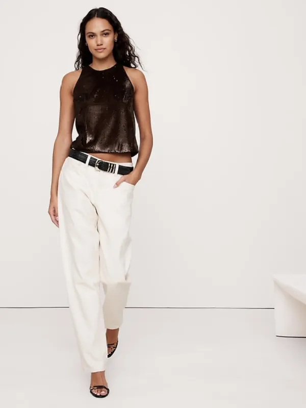 Stretch-Sequin Tank sold by Banana Republic