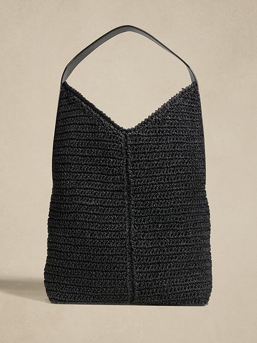 Slouchy Vida Straw Bag sold by Banana Republic product image thumbnail 5