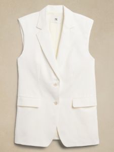 Marconi Cotton-Linen Vest sold by Banana Republic