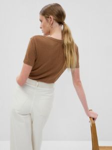 Linen-Blend T-Shirt sold by GAP