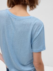 Linen-Blend T-Shirt sold by GAP