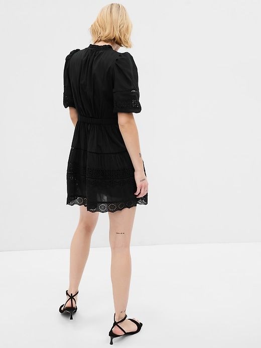 Puff Sleeve Lace Mini Dress sold by GAP product image thumbnail 2
