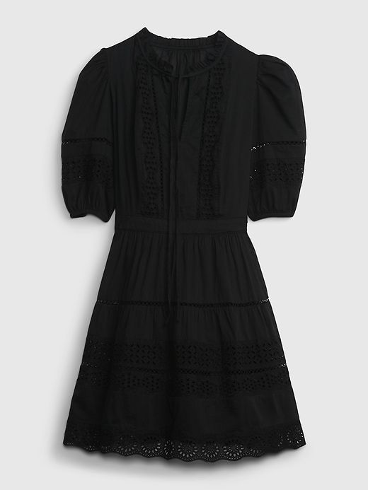 Puff Sleeve Lace Mini Dress sold by GAP product image thumbnail 4