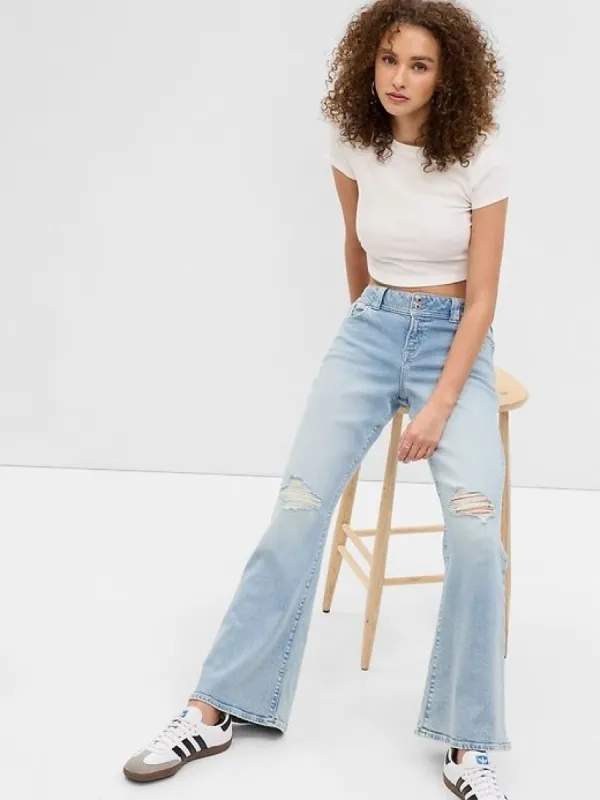 Low Rise Y2K Flare Jeans sold by GAP