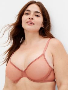 Mesh Semi-Demi Bra sold by GAP