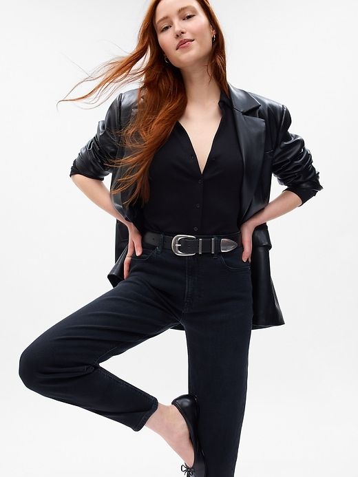 High Rise Taper Jeans sold by GAP product image thumbnail 3