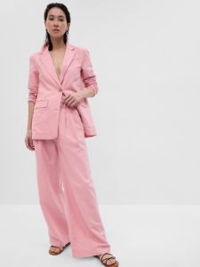Linen-Cotton Pleated Pants sold by GAP