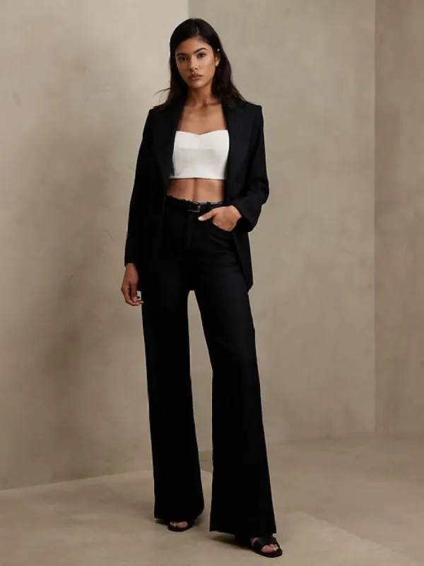 Petite Lido Wide-Leg Wool Pant sold by GAP