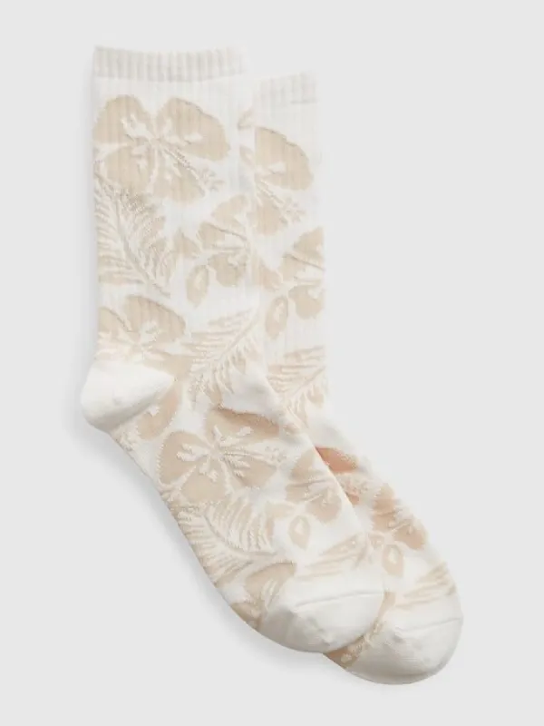 Organic Cotton Crew Socks sold by GAP