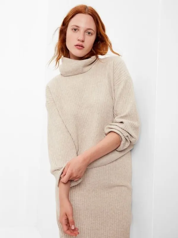 CashSoft Rib Turtleneck Sweater sold by GAP