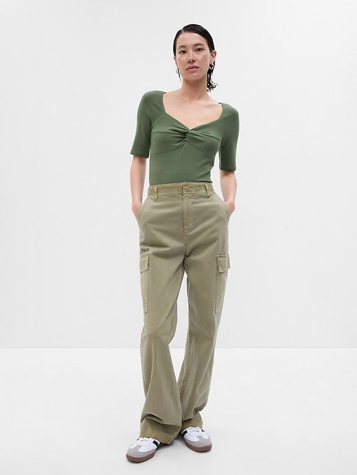 Modern Twist-Front Sweetheart T-Shirt sold by GAP