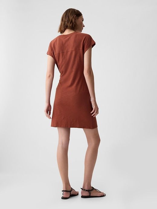 Tie-Knot Mini T-Shirt Dress sold by GAP product image thumbnail 2