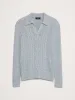 Relaxed Cotton Cable-Knit Sweater Polo sold by Banana Republic
