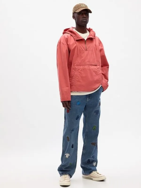 Gap Re-Issue × Sean Wotherspoon Embroidered Denim Relaxed Carpenter Jeans sold by GAP
