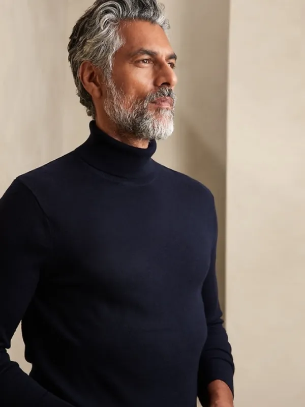 Moda Merino Turtleneck Sweater sold by Banana Republic