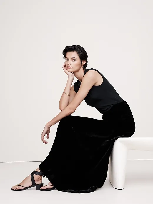Velvet Maxi Skirt sold by Banana Republic product image thumbnail 3