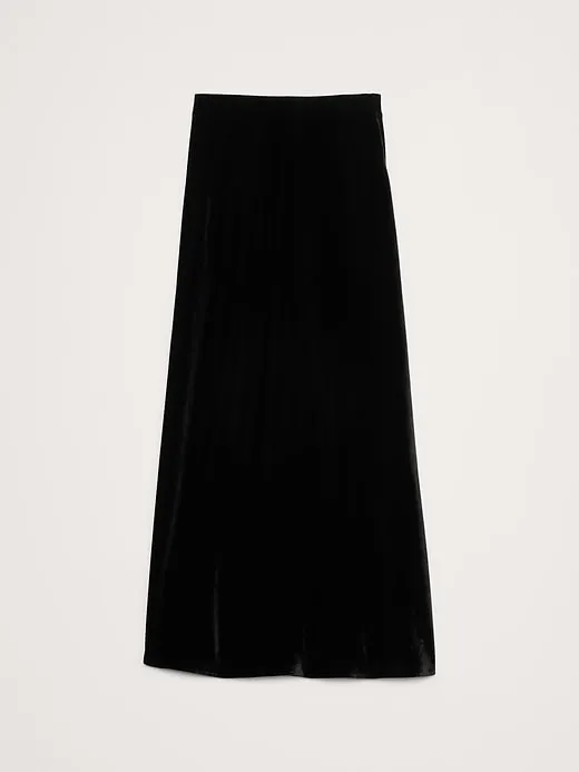Velvet Maxi Skirt sold by Banana Republic product image thumbnail 4