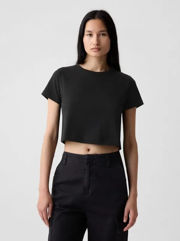 Organic Cotton Vintage Shrunken Cropped T-Shirt sold by GAP