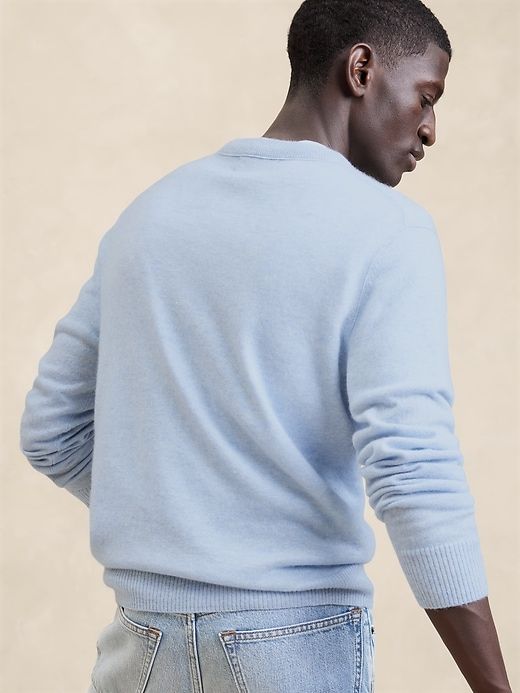 Cashmere-Linen Crew-Neck Sweater sold by Banana Republic product image thumbnail 2