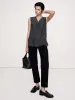 Signature Silk Wrap Top sold by Banana Republic
