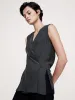 Signature Silk Wrap Top sold by Banana Republic