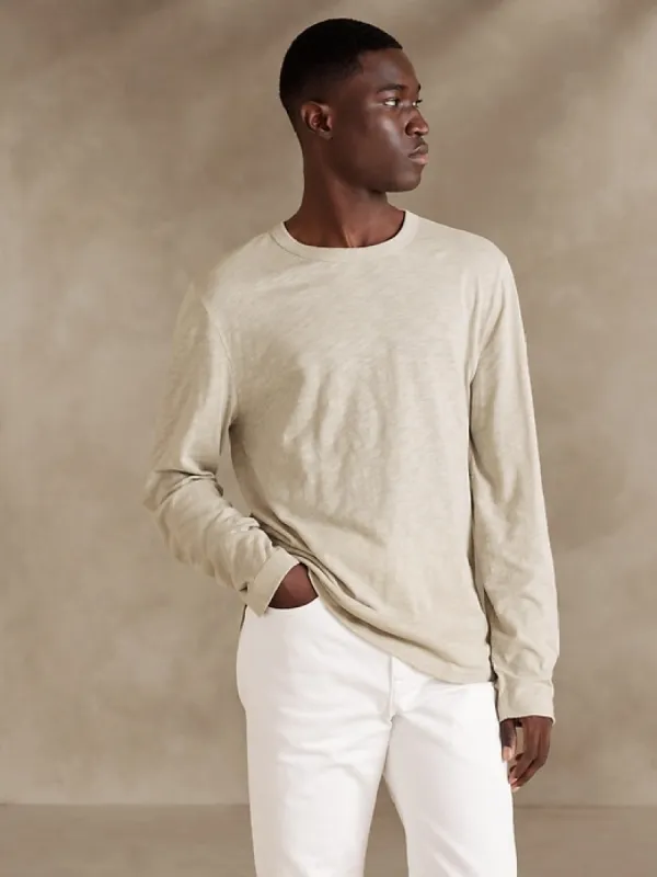 Soft Wash Long-Sleeve T-Shirt sold by Banana Republic