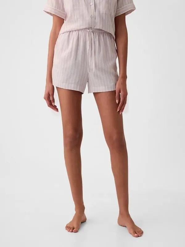 Linen-Blend PJ Shorts sold by GAP